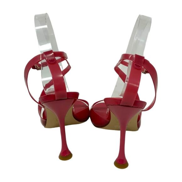 Marc Fisher Claudie Pink Strappy Jelly Sandal Size 7.5 NWT $130 MSRP - Picture 6 of 7